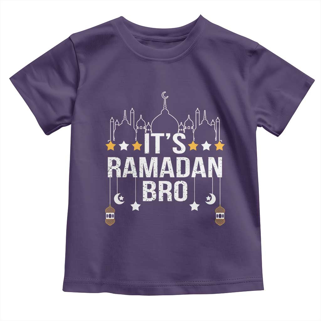 It's Ramadan Bro Toddler T Shirt Islamic Fasting Muslim