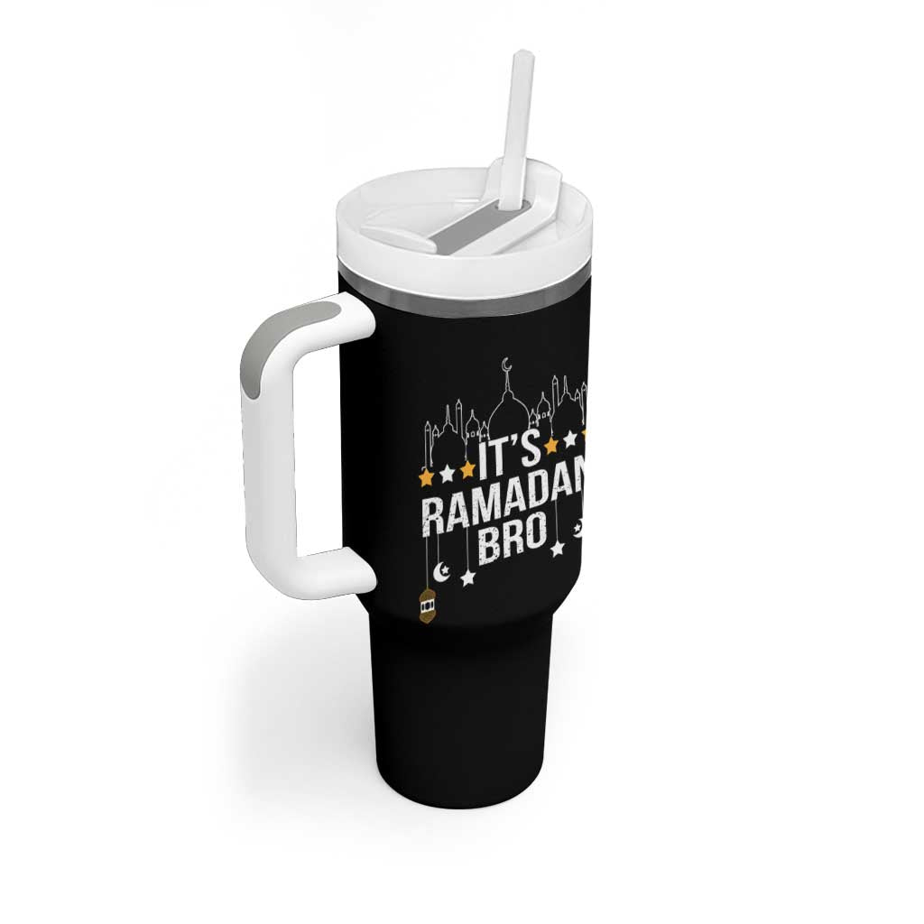 It's Ramadan Bro Tumbler With Handle Islamic Fasting Muslim