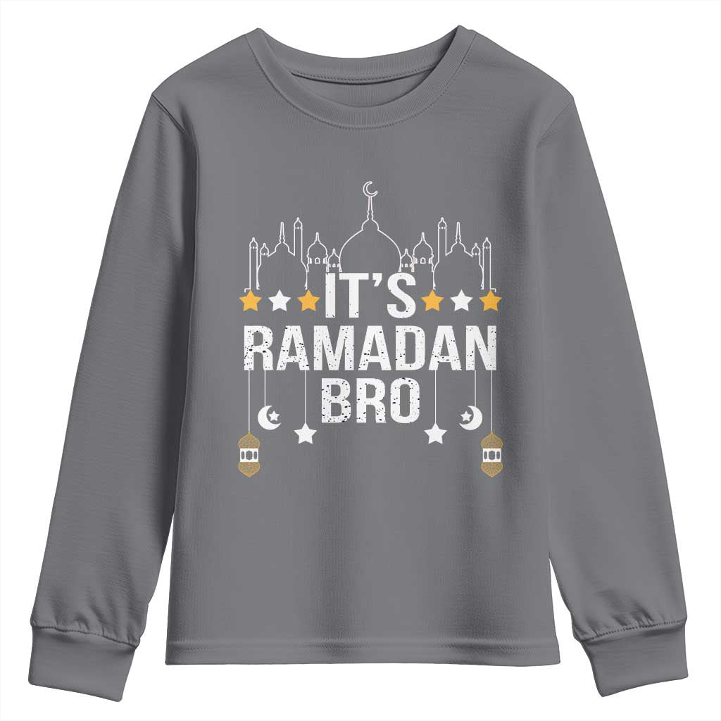 It's Ramadan Bro Youth Sweatshirt Islamic Fasting Muslim