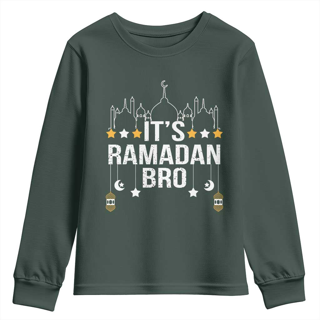 It's Ramadan Bro Youth Sweatshirt Islamic Fasting Muslim