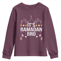 It's Ramadan Bro Youth Sweatshirt Islamic Fasting Muslim
