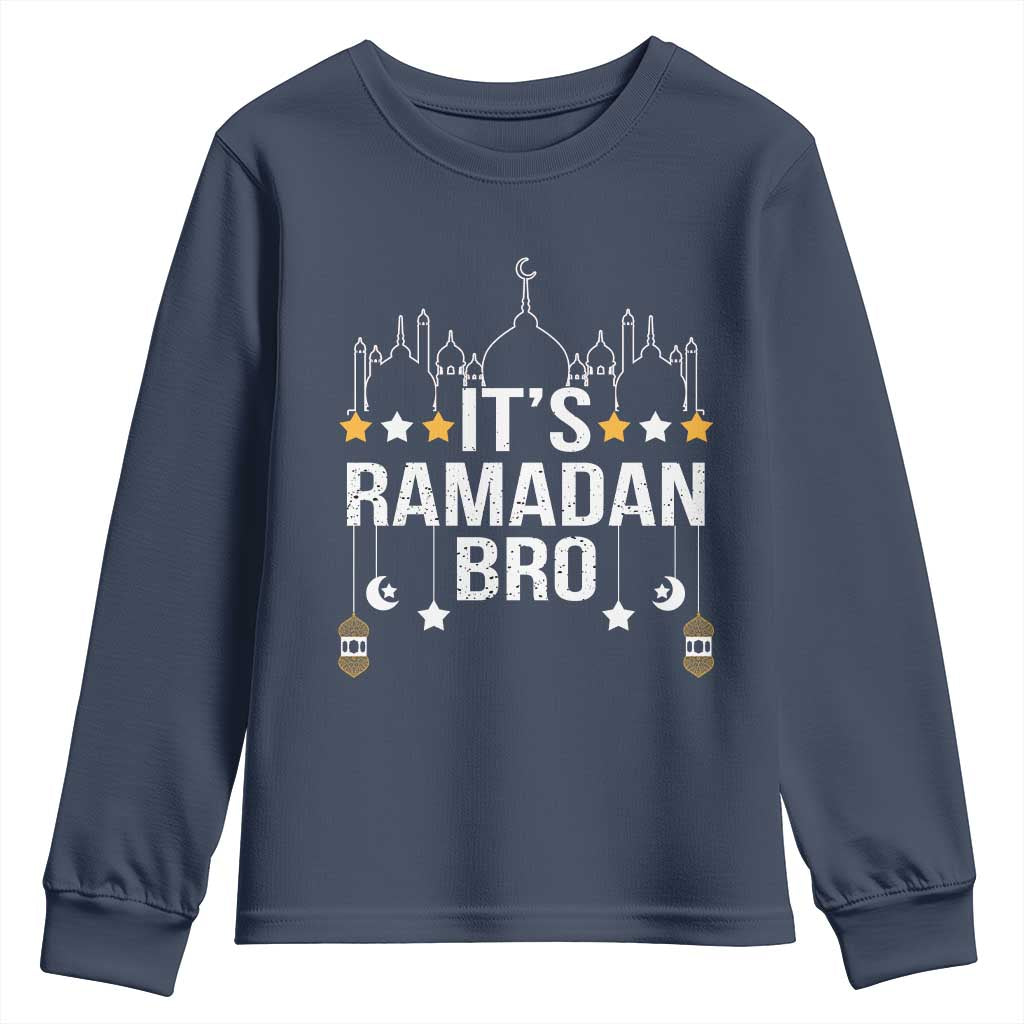 It's Ramadan Bro Youth Sweatshirt Islamic Fasting Muslim