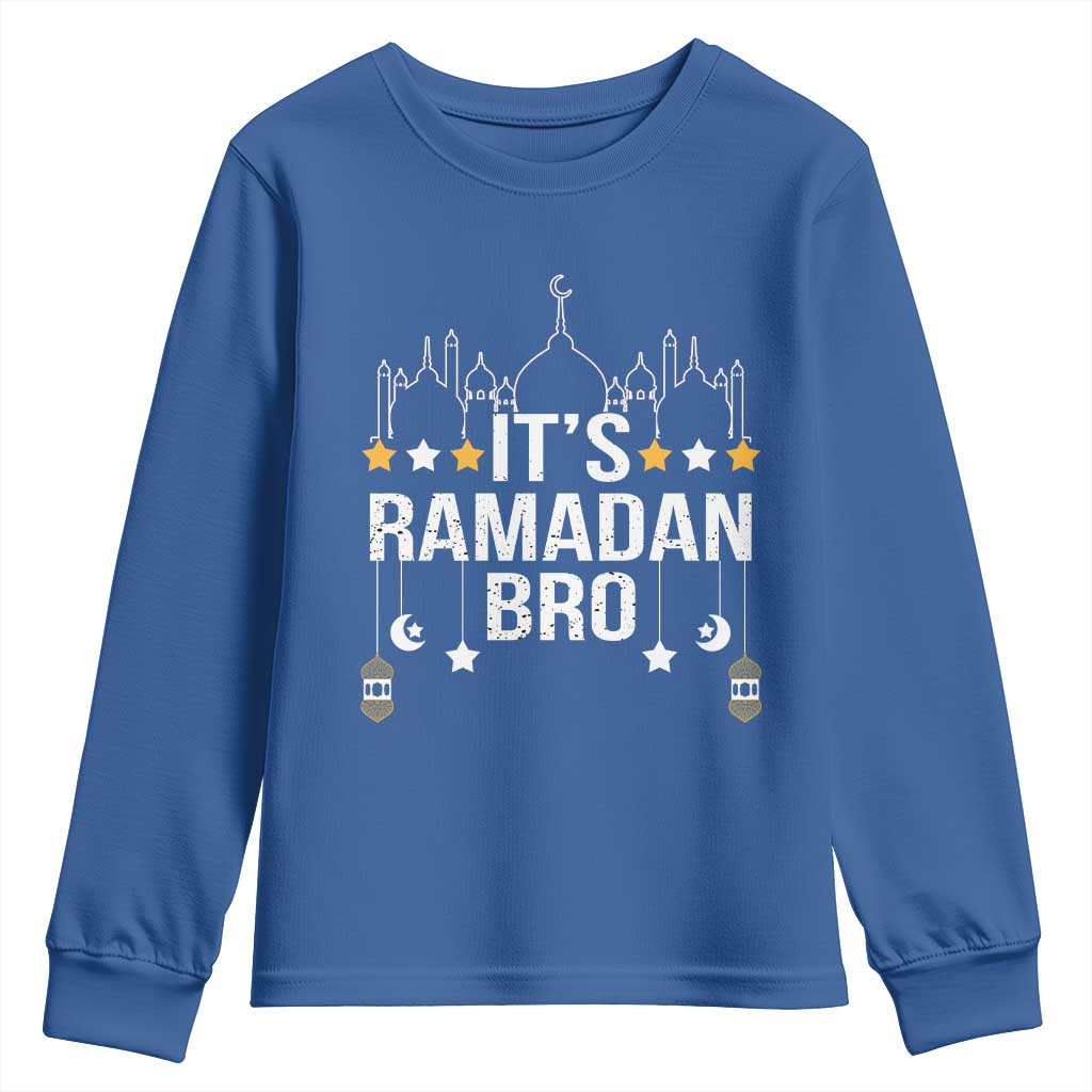 It's Ramadan Bro Youth Sweatshirt Islamic Fasting Muslim