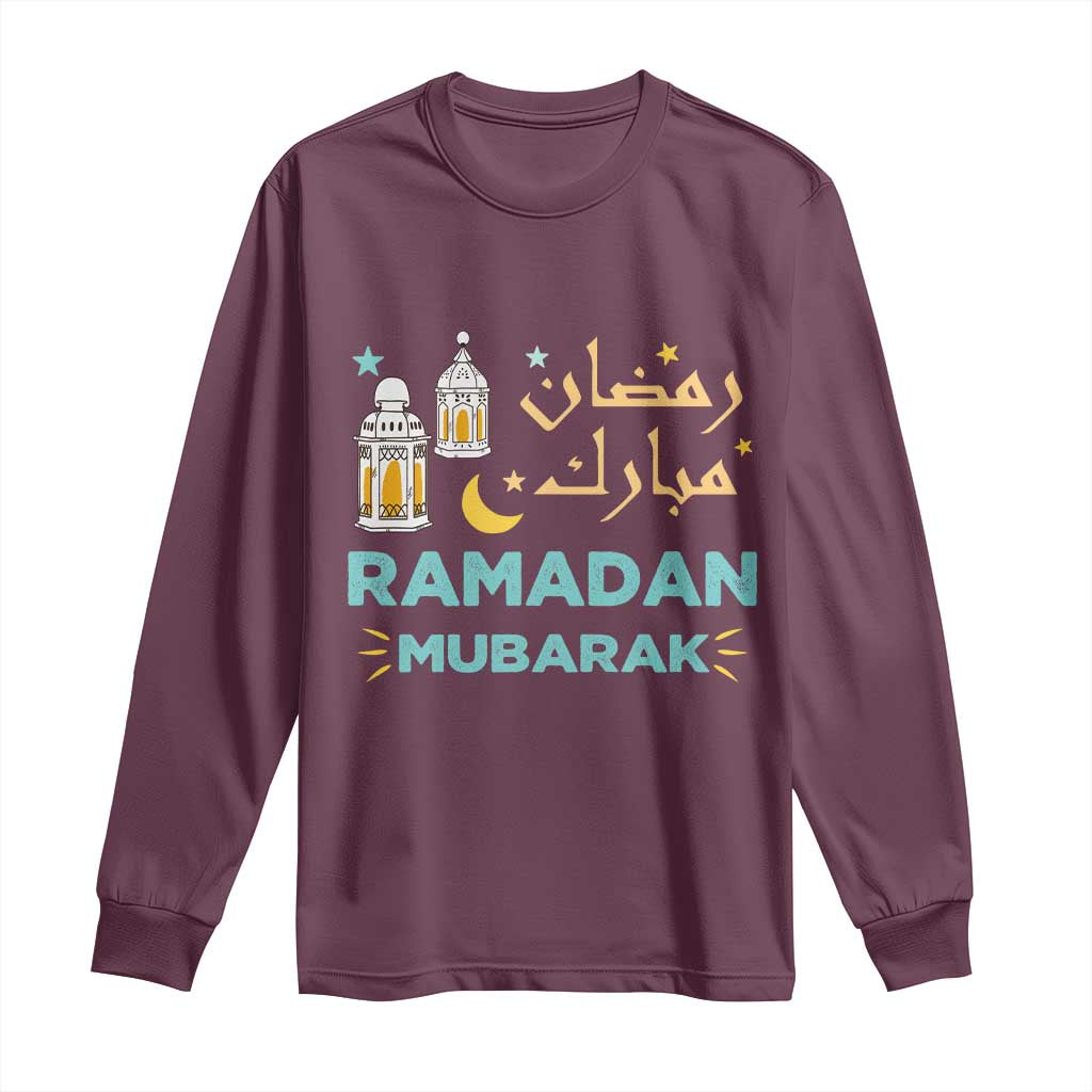 Ramadan Mubarak Muslim Long Sleeve Shirt