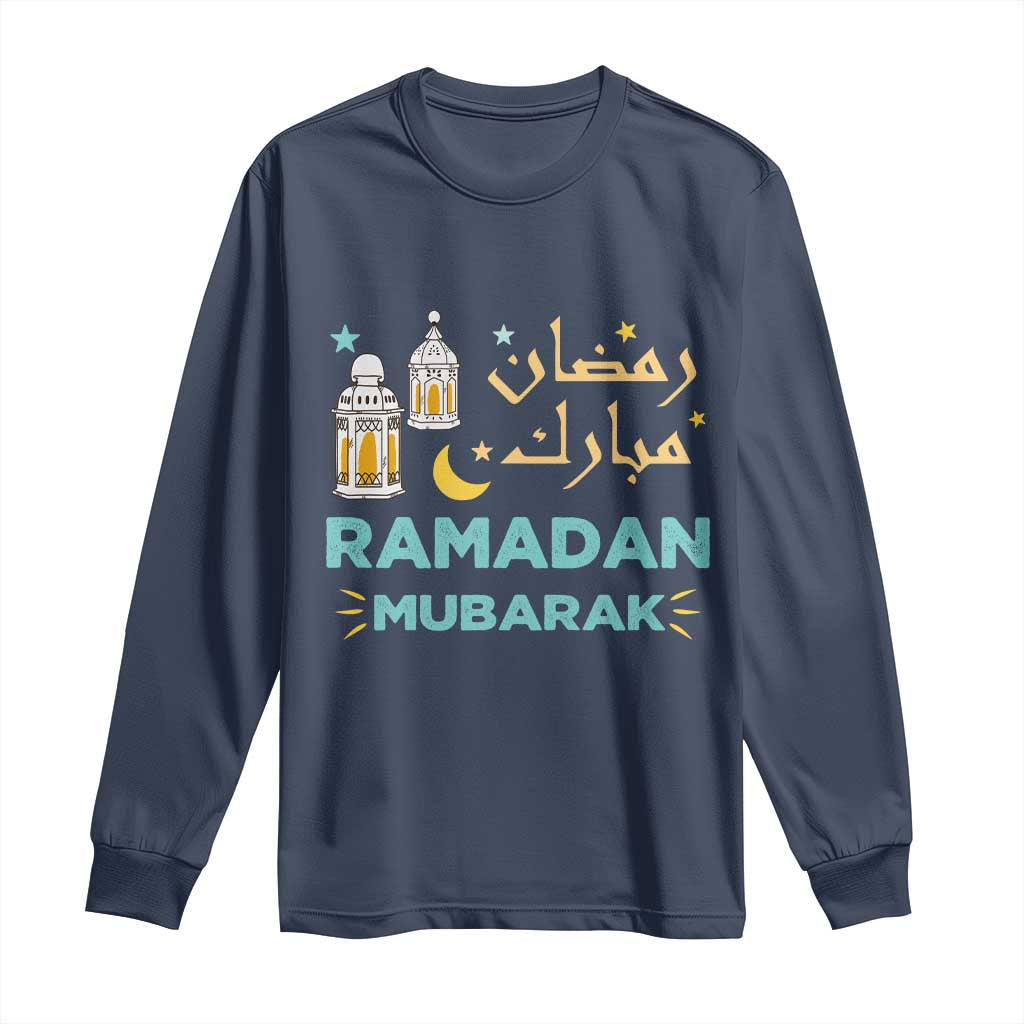Ramadan Mubarak Muslim Long Sleeve Shirt
