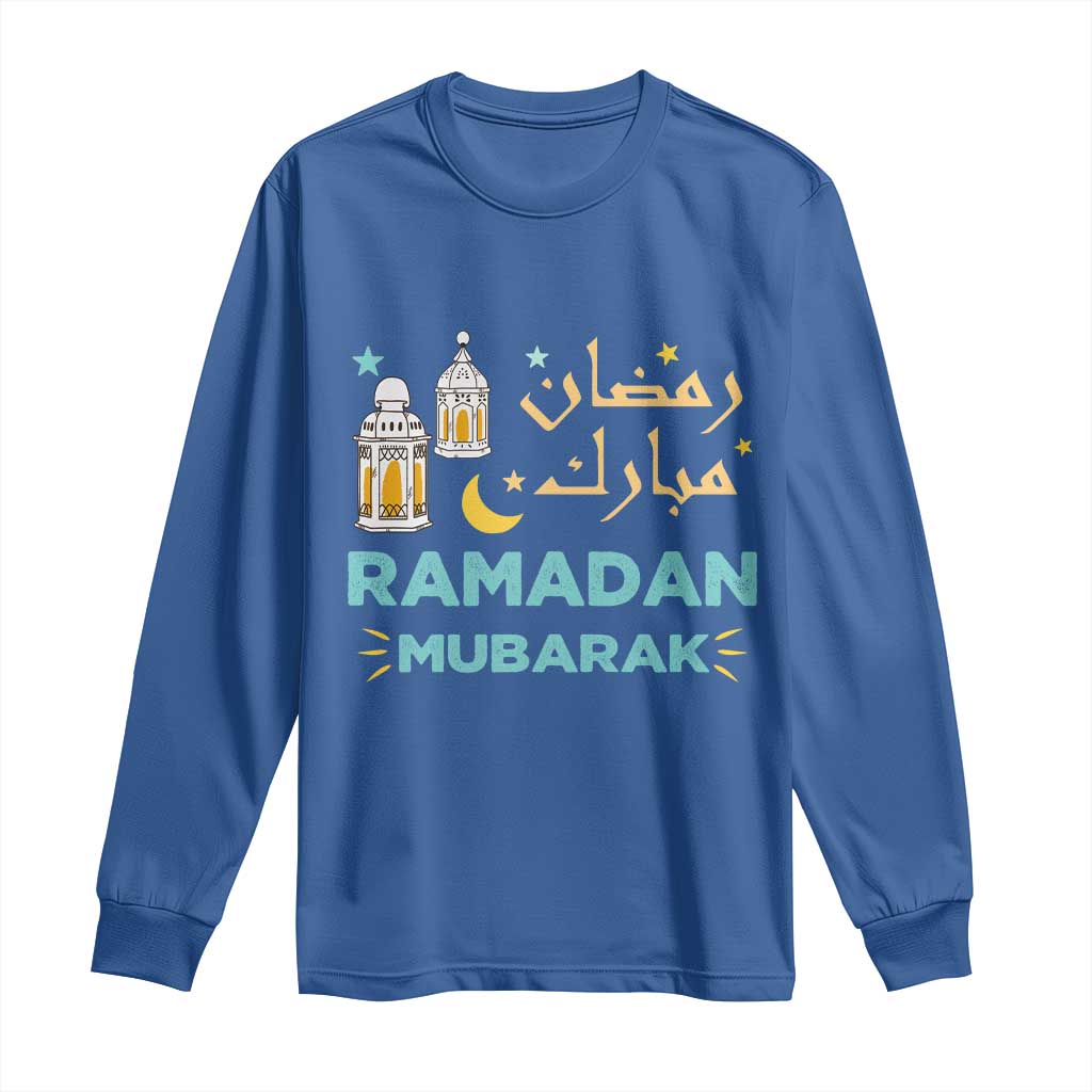 Ramadan Mubarak Muslim Long Sleeve Shirt