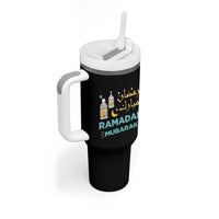 Ramadan Mubarak Muslim Tumbler With Handle