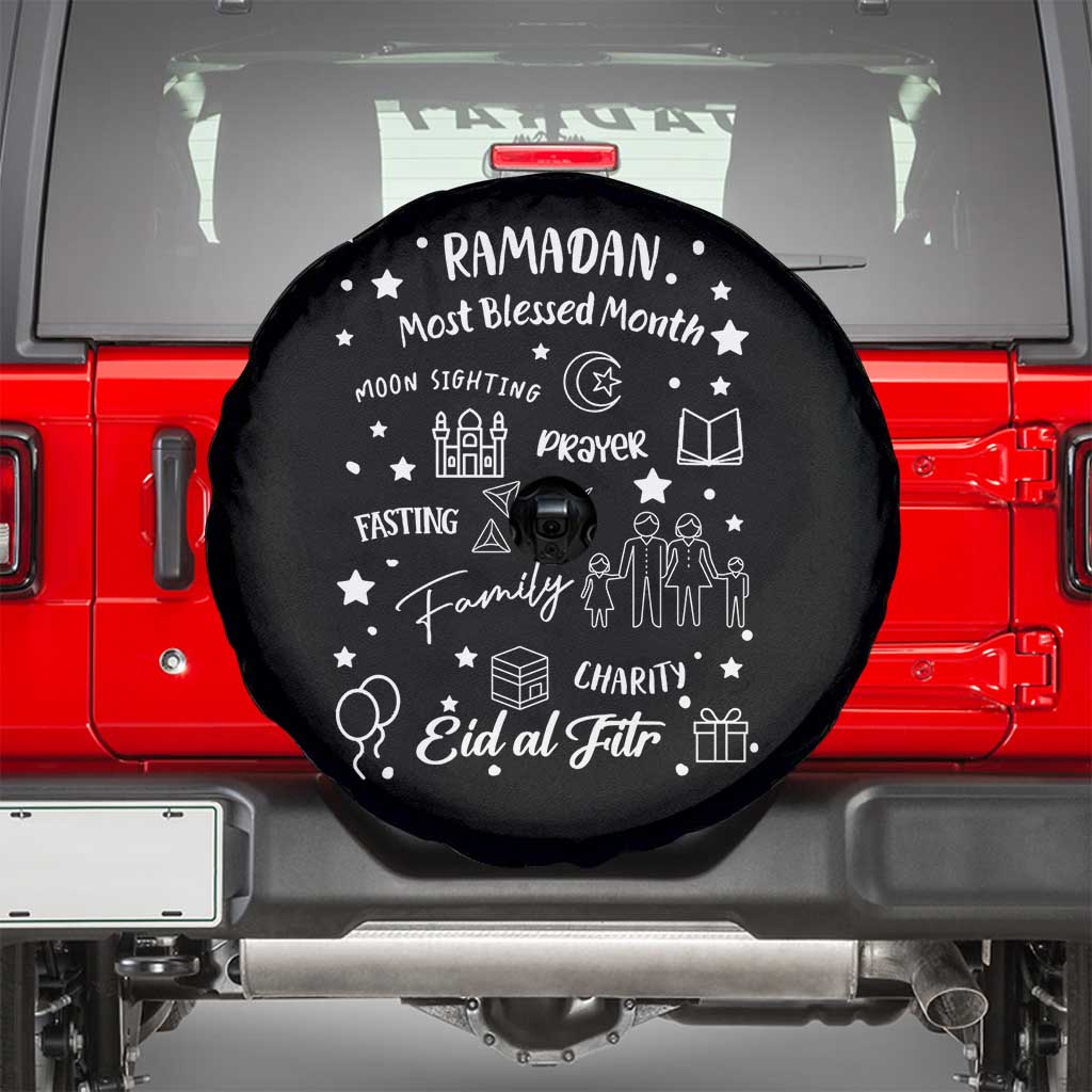 Ramadan Blessed Month Spare Tire Cover Muslim Islamic Ramadhan Eid al Fitr