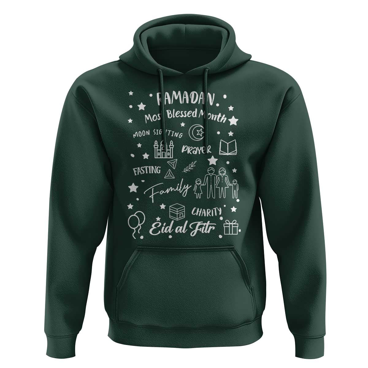 Ramadan Blessed Month Hoodie Muslim Islamic Ramadhan Eid al Fitr