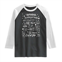 Ramadan Blessed Month Raglan Shirt Muslim Islamic Ramadhan Eid al Fitr
