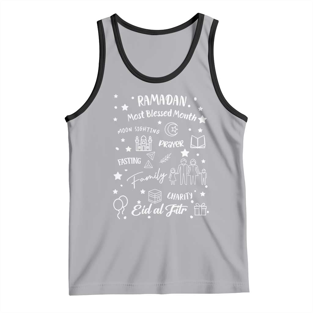 Ramadan Blessed Month Tank Top Muslim Islamic Ramadhan Eid al Fitr