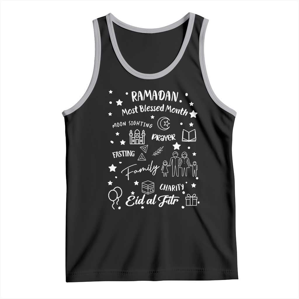 Ramadan Blessed Month Tank Top Muslim Islamic Ramadhan Eid al Fitr