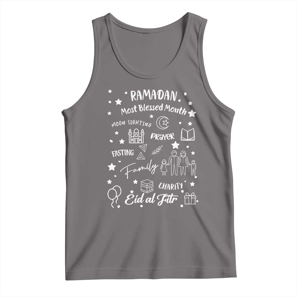 Ramadan Blessed Month Tank Top Muslim Islamic Ramadhan Eid al Fitr