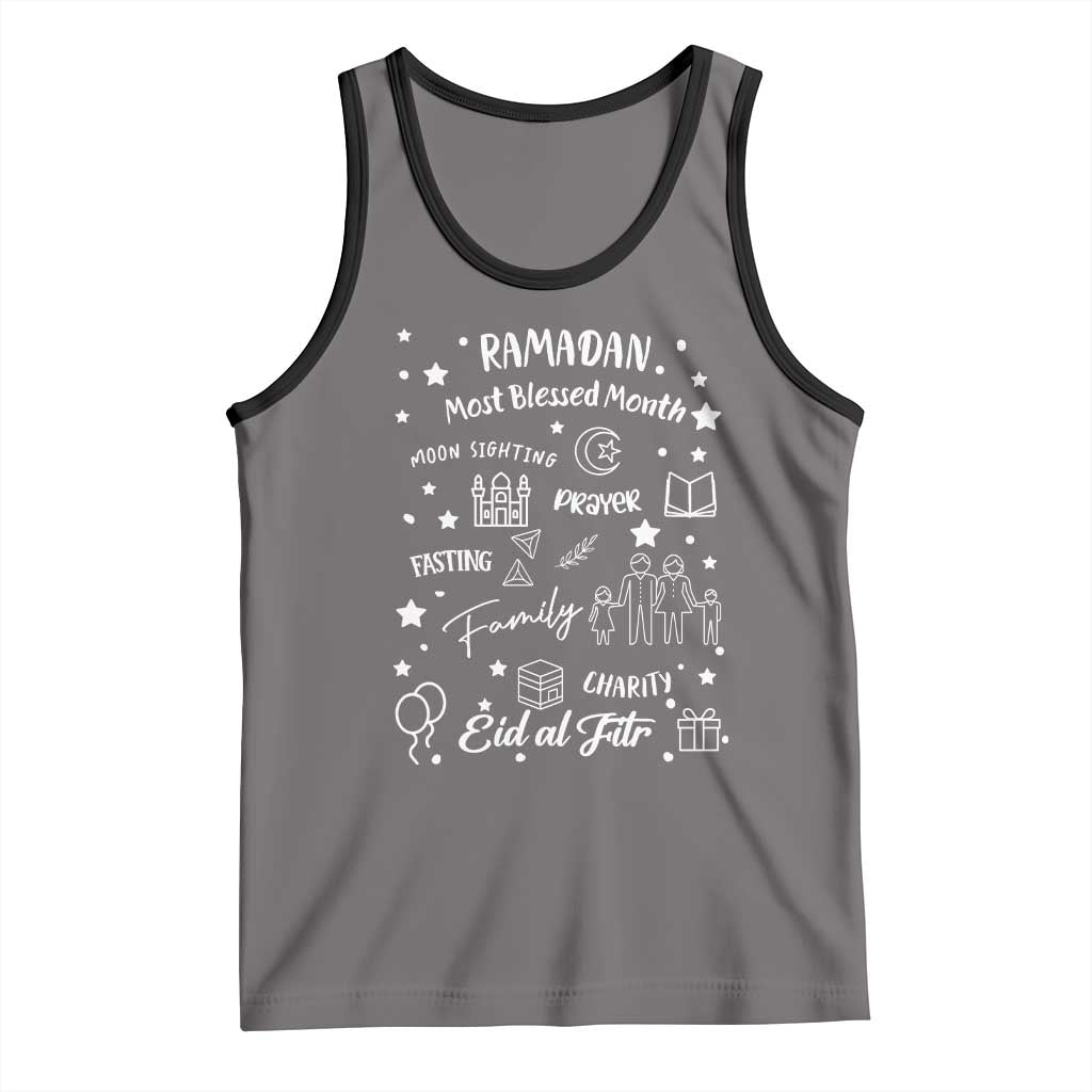 Ramadan Blessed Month Tank Top Muslim Islamic Ramadhan Eid al Fitr