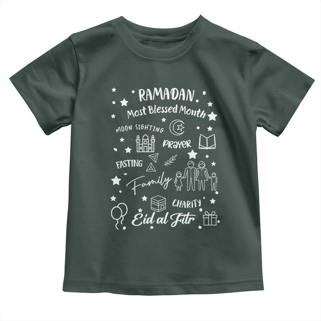 Ramadan Blessed Month Toddler T Shirt Muslim Islamic Ramadhan Eid al Fitr