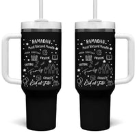 Ramadan Blessed Month Tumbler With Handle Muslim Islamic Ramadhan Eid al Fitr
