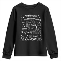 Ramadan Blessed Month Youth Sweatshirt Muslim Islamic Ramadhan Eid al Fitr