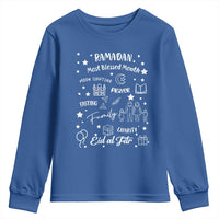 Ramadan Blessed Month Youth Sweatshirt Muslim Islamic Ramadhan Eid al Fitr