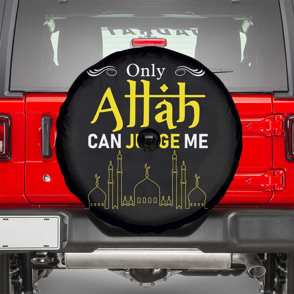 Only Allah Can Judge Me Spare Tire Cover Islamic Muslim Ramadan Eid