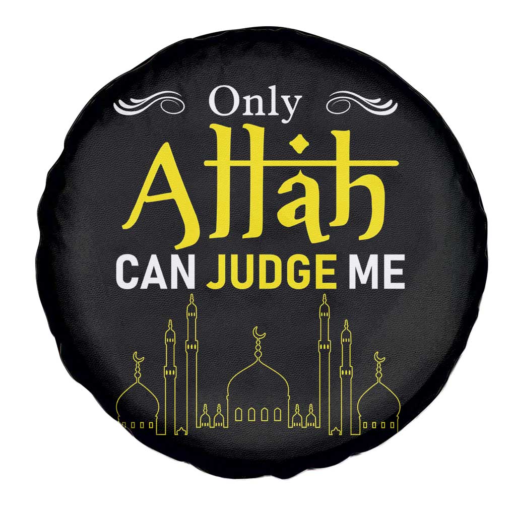 Only Allah Can Judge Me Spare Tire Cover Islamic Muslim Ramadan Eid