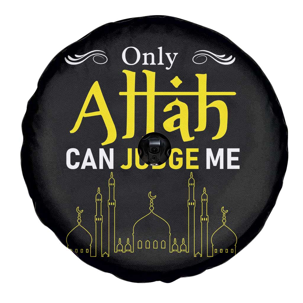Only Allah Can Judge Me Spare Tire Cover Islamic Muslim Ramadan Eid