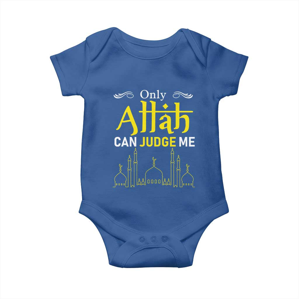 Only Allah Can Judge Me Baby Onesie Islamic Muslim Ramadan Eid