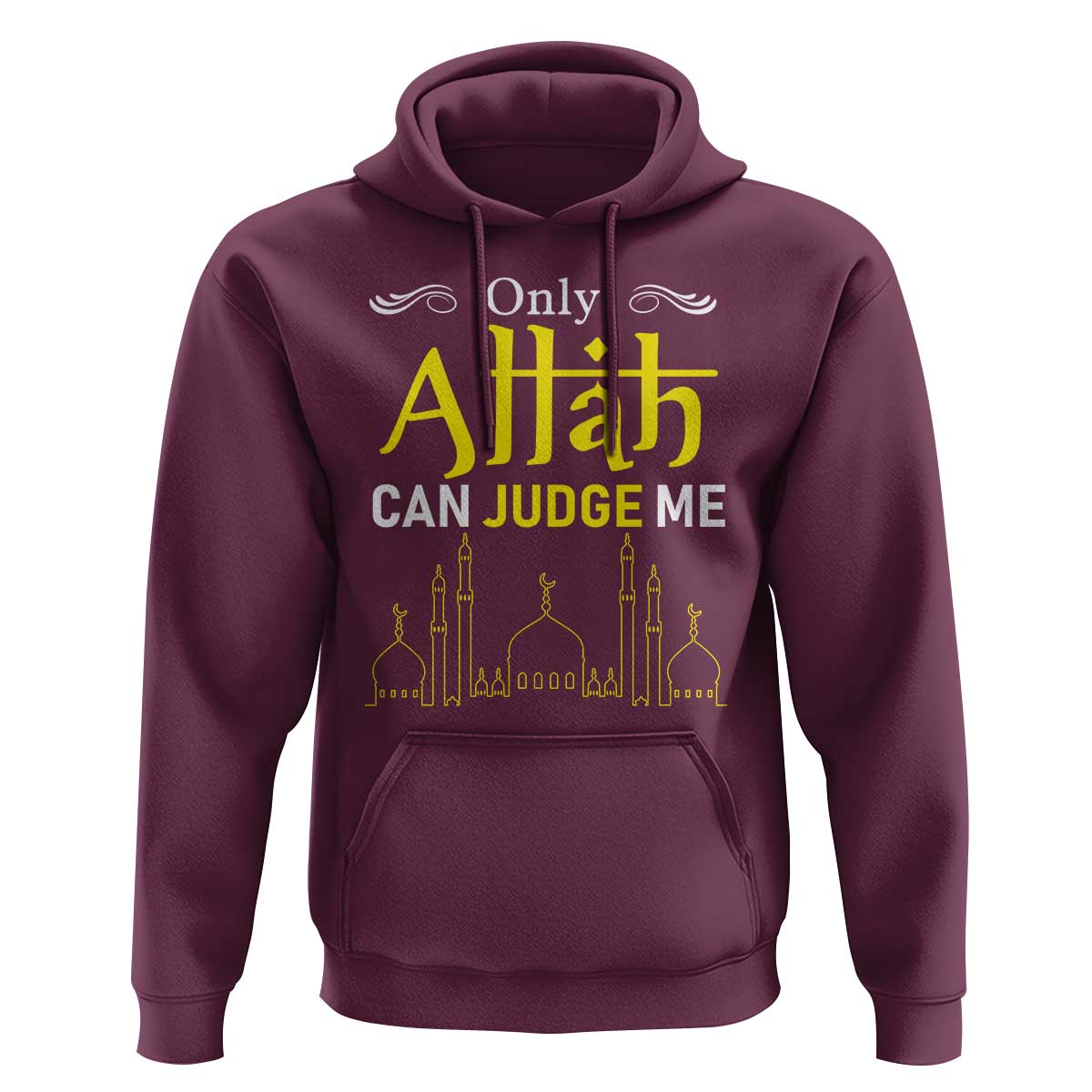 Only Allah Can Judge Me Hoodie Islamic Muslim Ramadan Eid
