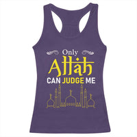 Only Allah Can Judge Me Racerback Tank Top Islamic Muslim Ramadan Eid