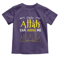 Only Allah Can Judge Me Toddler T Shirt Islamic Muslim Ramadan Eid