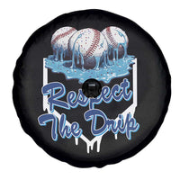 Respect The Drip Baseball Spare Tire Cover Driping Ice Cream Sport Lover
