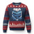 Respect The Drip Baseball Ugly Christmas Sweater Driping Ice Cream Sport Lover - Wonder Print Shop
