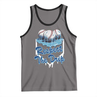 Respect The Drip Baseball Tank Top Driping Ice Cream Sport Lover