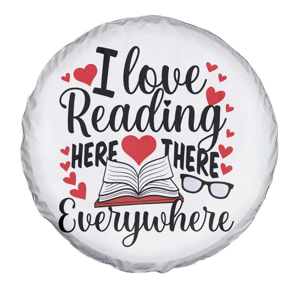 I Love Reading Here There Anywhere Spare Tire Cover Reading Month Across America