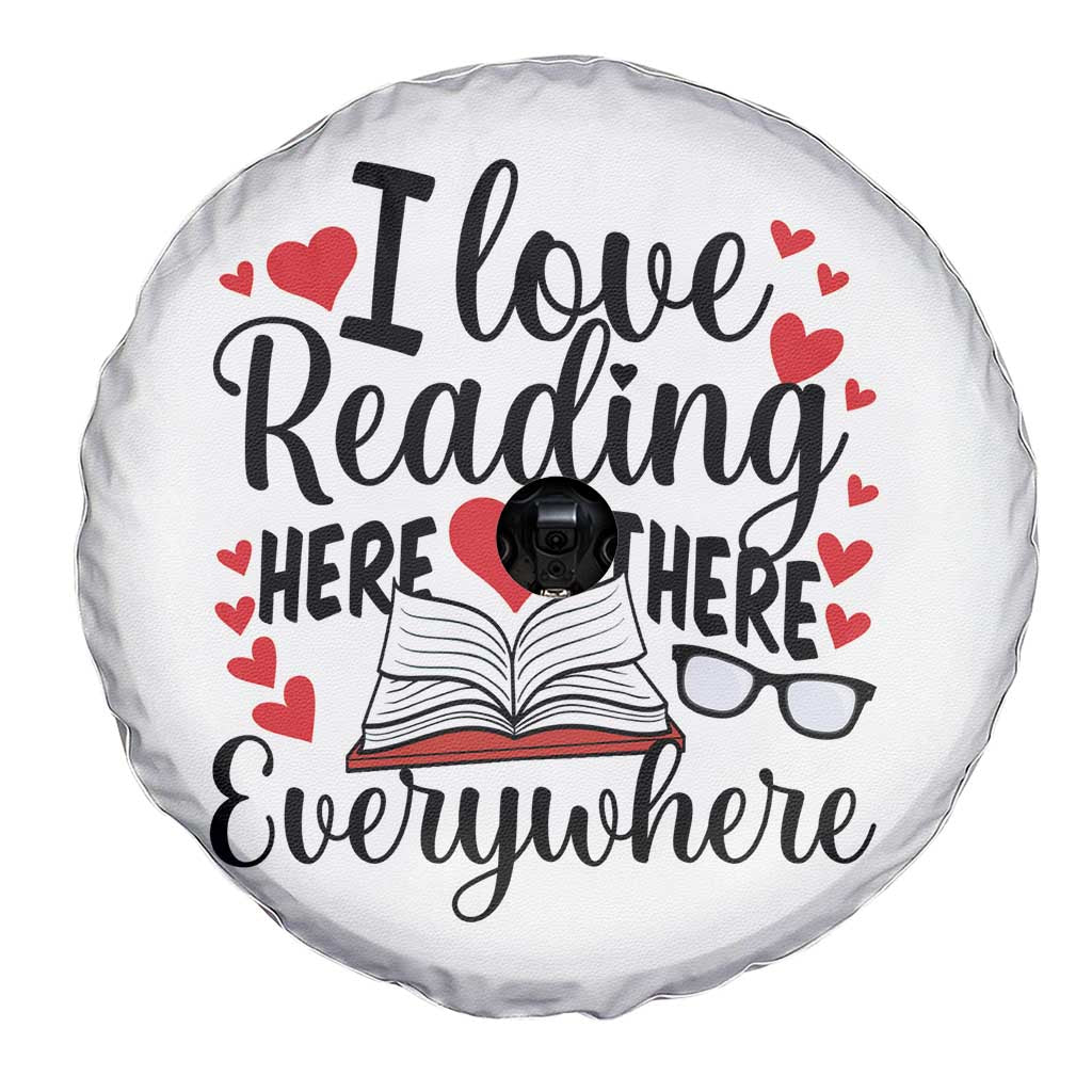 I Love Reading Here There Anywhere Spare Tire Cover Reading Month Across America