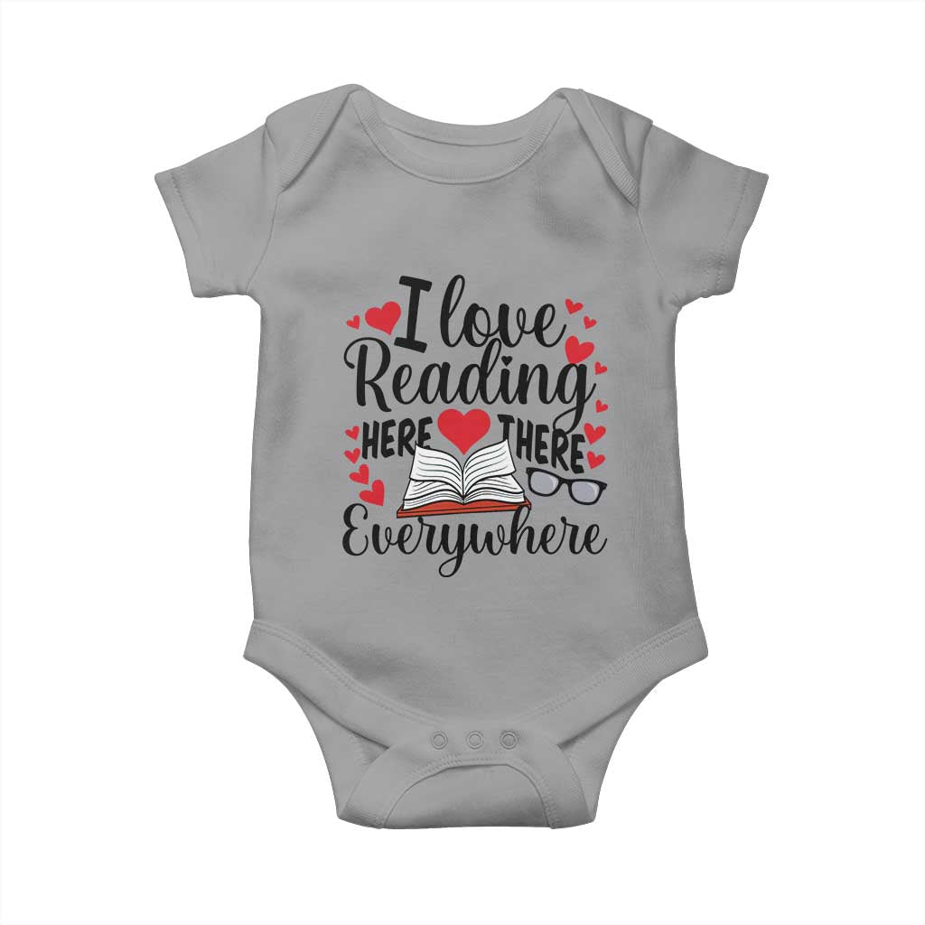 I Love Reading Here There Anywhere Baby Onesie Reading Month Across America