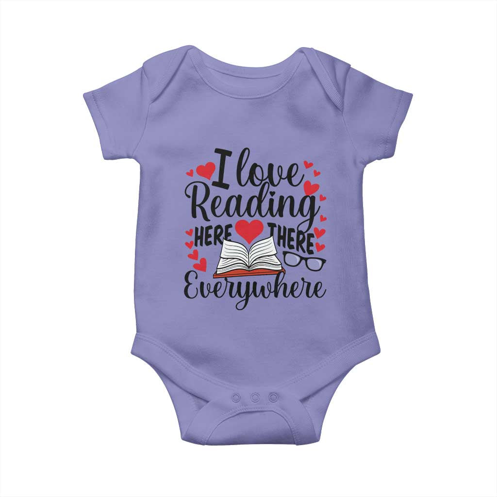 I Love Reading Here There Anywhere Baby Onesie Reading Month Across America