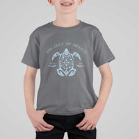 Gulf of Mexico Turtle T Shirt For Kid Golfo de Mexico Forever