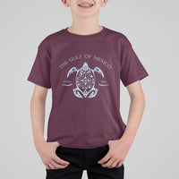 Gulf of Mexico Turtle T Shirt For Kid Golfo de Mexico Forever