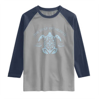 Gulf of Mexico Turtle Raglan Shirt Golfo de Mexico Forever