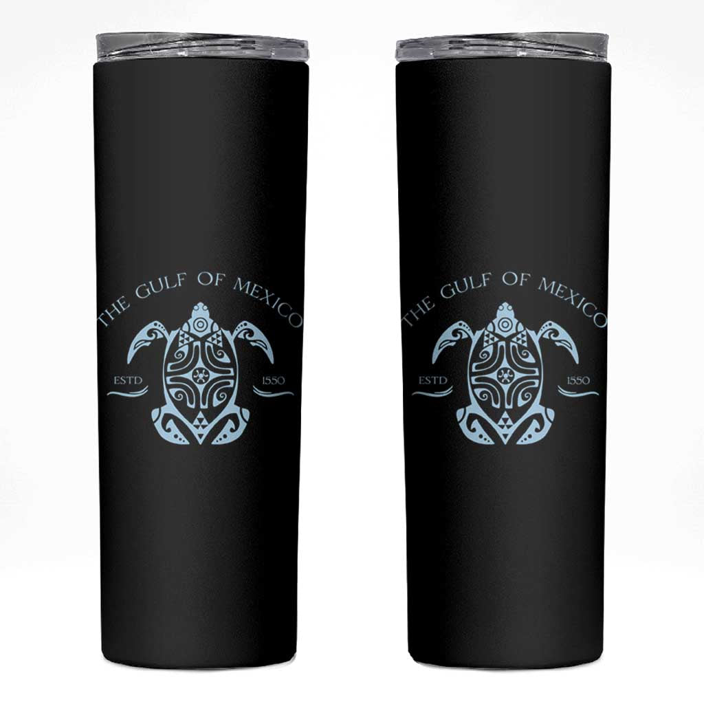 Gulf of Mexico Turtle Skinny Tumbler Golfo de Mexico Forever