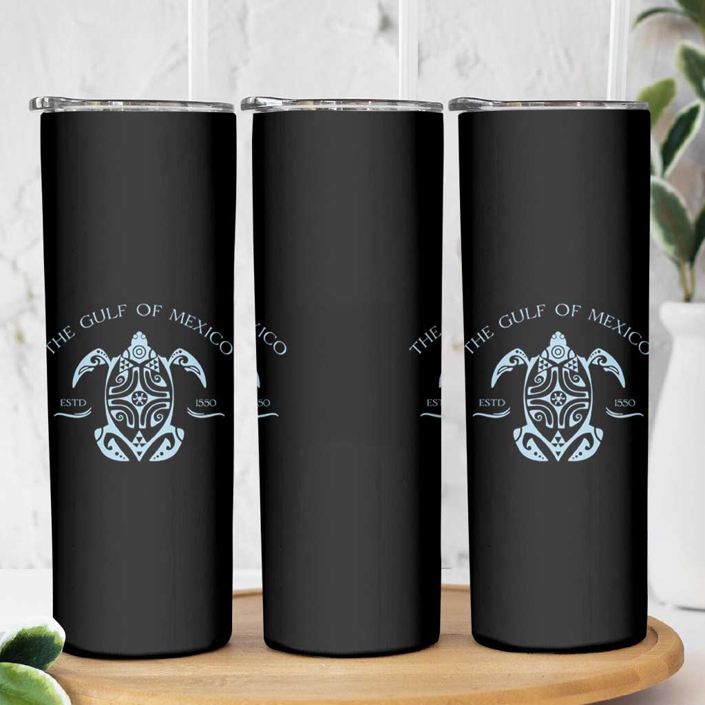 Gulf of Mexico Turtle Skinny Tumbler Golfo de Mexico Forever
