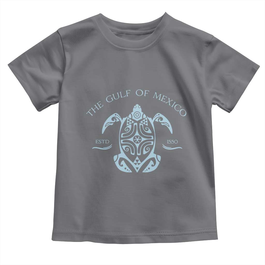 Gulf of Mexico Turtle Toddler T Shirt Golfo de Mexico Forever