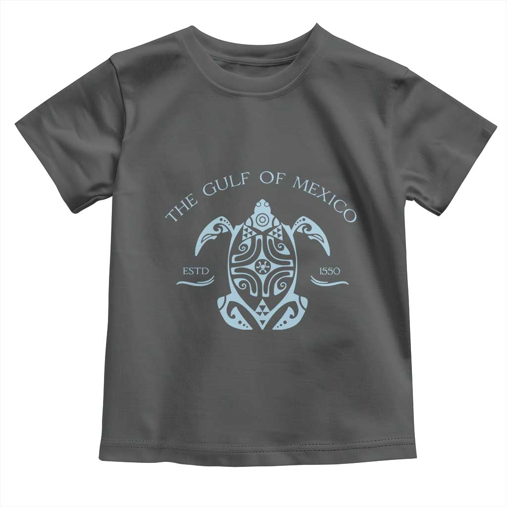Gulf of Mexico Turtle Toddler T Shirt Golfo de Mexico Forever
