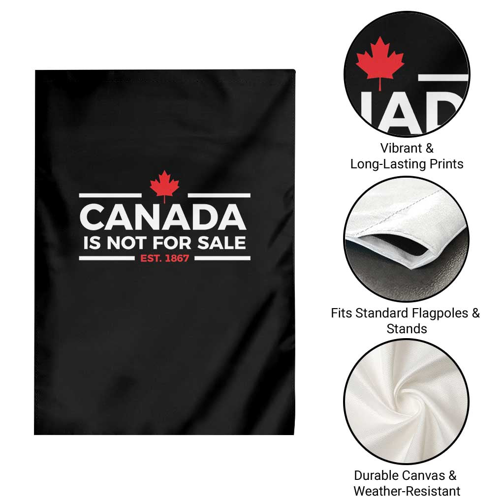 Canada Is Not For Sale Est. 1867 Garden Flag - Wonder Print Shop