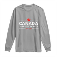 Canada Is Not For Sale Est. 1867 Long Sleeve Shirt - Wonder Print Shop