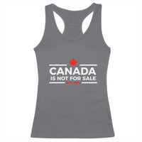 Canada Is Not For Sale Est. 1867 Racerback Tank Top - Wonder Print Shop