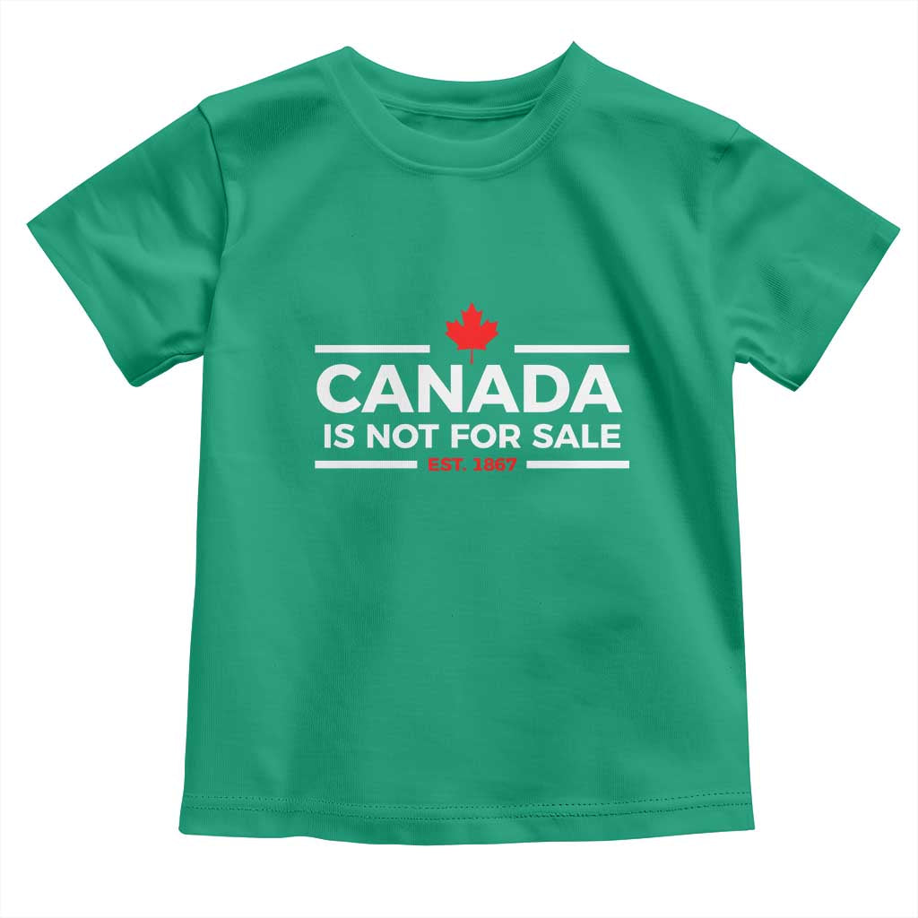 Canada Is Not For Sale Est. 1867 Toddler T Shirt - Wonder Print Shop