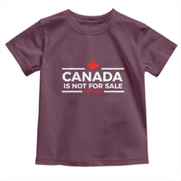 Canada Is Not For Sale Est. 1867 Toddler T Shirt - Wonder Print Shop