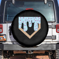 Baseball Ice Cream Dripping Spare Tire Cover Home Plate Drip