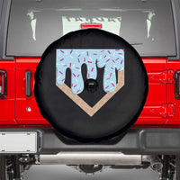 Baseball Ice Cream Dripping Spare Tire Cover Home Plate Drip
